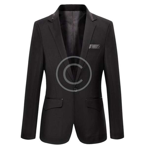 Slim Fit 3pc Solid Blue Suit