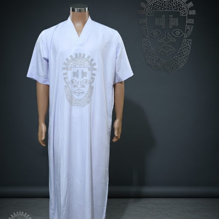 White Benin Themed Luxury Jalamia