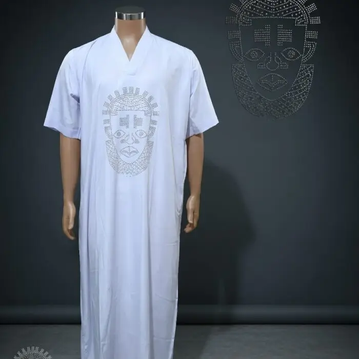 White Benin Themed Luxury Jalamia